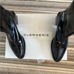 Robert Clergerie “XILA” Black Patent Leather Boot
